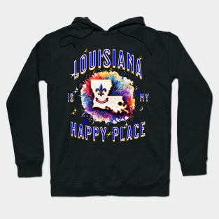 Louisiana is my Happy Place Hoodie